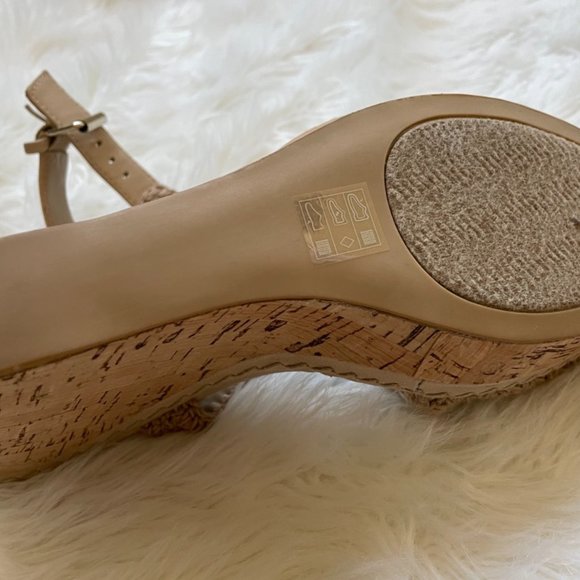 Size 10 Wedge Cork Macrame Sandals - Picture 4 of 11